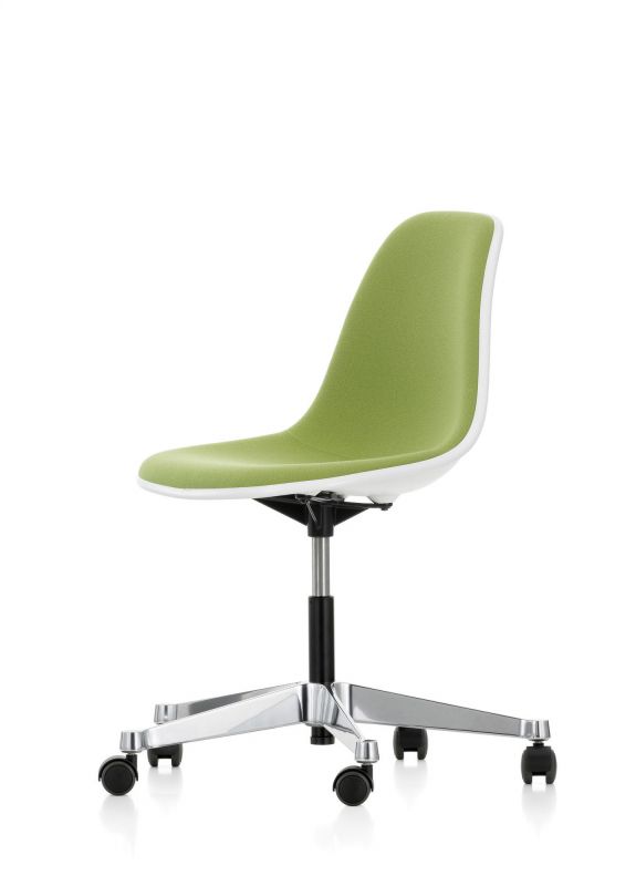 Eames Plastic Side Chair PSCC Drehstuhl Vollgepolstert Vitra